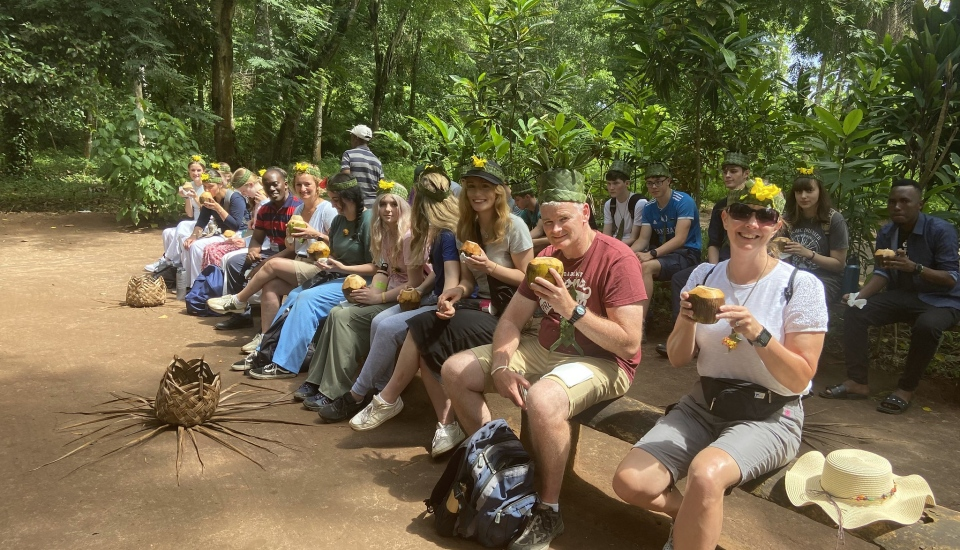 Travellers enjoying a guided Tanzania day trip